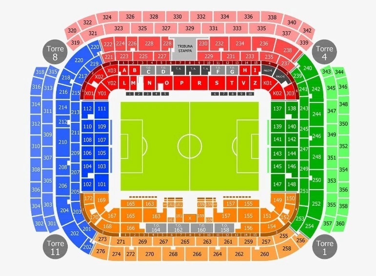 Biglietto Milan -  Inter  1 Anello Verde Settore 138 - Domenica  2 Febbraio 2025 - Immagine 1 di 1