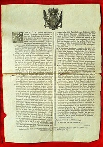 G89-GRANDUCATO DI TOSCANA, FIRENZE, TABACCO E ACQUAVITE, 1749 - Picture 1 of 1