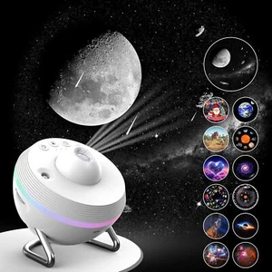 Galaxy Projector with 13 Discs HD Image Starry Sky Theme Ceiling Decor - Picture 1 of 7