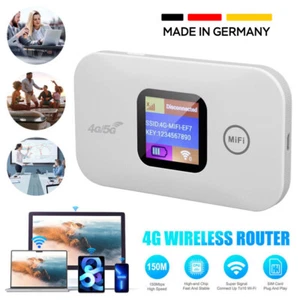 NEU 4G/5G LTE Tragbare Mobiler Wireless WLAN Router Hotspot WiFi Modem SIM Karte - Bild 1 von 13