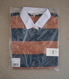 Brixton $99.95 Westminster Rugby Polo long Size: Small relax fit Cotton - Picture 1 of 11