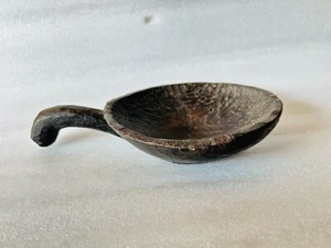 Antique Wooden Rice Serving Spoon Ladle Old Hand Carved Unique Kitchenware Spoon - Picture 1 of 3