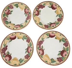Pier 1 Imports Mosaik Obst Rand 9" Steingut Suppe Salat Schüsseln-4er Set *** - Bild 1 von 24