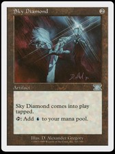 MTG X1: Sky Diamond, 6th Edition, U, Moderate Play