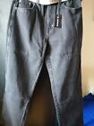 AIRWALK Men's Straight BLACK Jeans UK W 34  L32  Brand New With Tags
