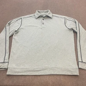 Straight Down Sweater Mens Size Medium Golf Polo Performance Golfer Long Sleeve - Picture 1 of 11