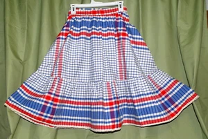 Vintage 70's- 80's Square Dance Skirt by Charlie's Girl's desined by Erika Elias - Picture 1 of 8