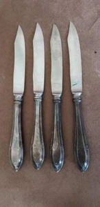 Gorham Silver Plate Knives Knife Flatware 7"L Set of 4 Vintage - Picture 1 of 6