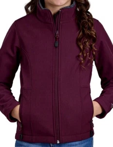 Roper Western Jacket Girls Soft Shell Logo Wine 03-298-0780-6012 WI - Picture 1 of 2