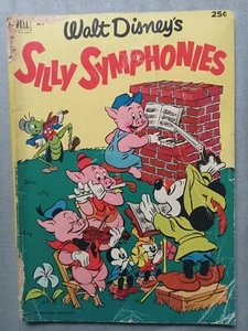 Walt Disney's Dell Giants SILLY SYMPHONIES #1    1952 Golden Age - Picture 1 of 3