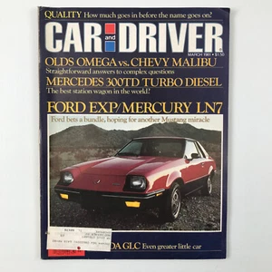 Car And Driver Magazine March 1981 Subscription Edition - Picture 1 of 2