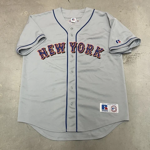 New York Mets Carlos Beltran Russell athletic Stitched Baseball Jersey Men's L Cover