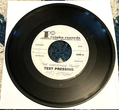 Syd Straw: The Christmas Twist/2000 Miles/I Go to Sleep 45 EP test pressing HEAR - Image 1 of 2