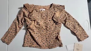 Grayson Mini 2T Girls Leopard Longsleeve Shirt NWT! Free Shipping!! - Picture 1 of 4