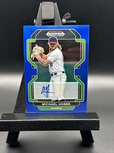 2022 Prizm Draft Picks Blue Auto #PDP220 Michael Hobbs 61/99 - Picture 1 of 2