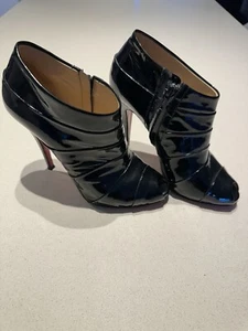Christian Louboutin Patent Leather Boot - Picture 1 of 6