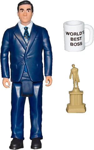 The Office Michael Scott Series 1 Action Figure Dundee NEW, SEALED Phatmojo Cover