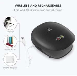 Comfier Cordless Handheld Massager with Heat, Heated Finger Massager with - Picture 1 of 7