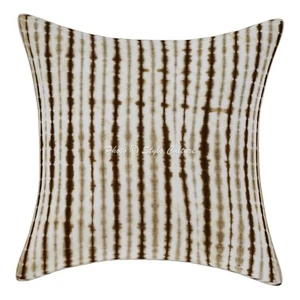 Funda de almohada decoración del hogar Shibori bohemia moderna tie dye funda de cojín 20 x 20 pulgadas - Imagen 1 de 6