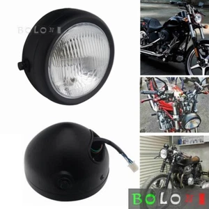 New Motorcycle Front Headlight Round HeadLamp for Honda CB100 CB125S GN125 CG125 - Picture 1 of 11