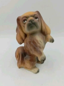  Vintage Porcelain Bradley Pekingese Dog Figurine Porcelain Made in Japan, 5.5" - Picture 1 of 15