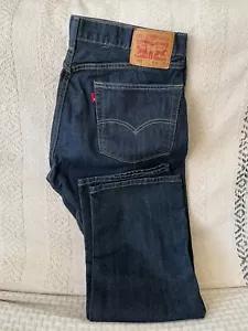 Levi's 505 Jeans Men's Size 36 x 29 Blue Denim 100% Cotton 5-Pockets - Picture 1 of 3