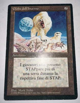MTG Winter Orb LP Italian FBB 4th Edition Miscut  SellbyCyn - Image 1 of 4