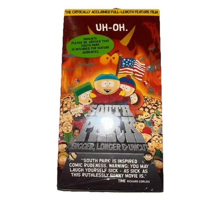 South Park Bigger, Longer & Uncut VHS Tape 1999 - BRAND NEW FACTORY SEALED! - Image 1 of 4