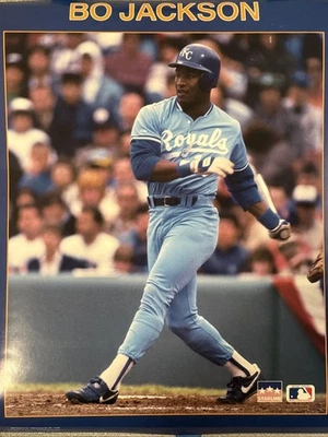 1980's Bo Jackson Kansas City Royals Vintage Starline Poster 20x16 - Image 1 of 4