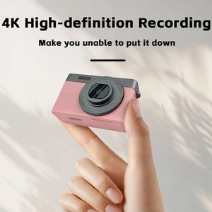 Keychain Camera 1080P 2MP HD Type C Rechargeable Retro Video Camera With Color - Picture 1 of 24