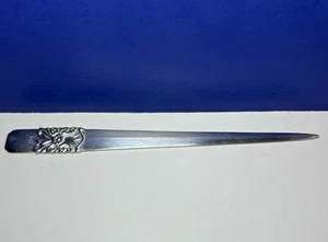 Vintage Greggio Argenterie OLRI piatto decorativo argento apri lettere Made in Italy - Foto 1 di 6
