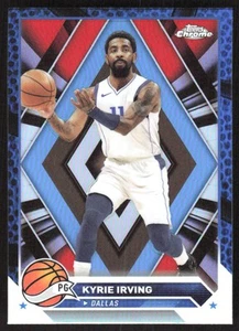 2505G 2023-24 Topps Chrome #3 Kyrie Irving Blue Basketball Refractors - Picture 1 of 2