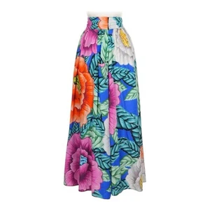 Mara Hoffman Midi Floral Tropical Skirt Size 4 - Picture 1 of 4