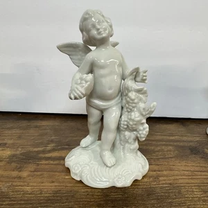 Figura Querubín Porcelana Dresden Sandizell Temporada Verano  - Imagen 1 de 10