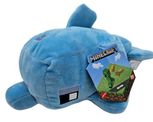 Juguete de peluche Minecraft Dolphin de 12 pulgadas de peluche azul para juegos Mojang Mattel NUEVO - Imagen 1 de 7