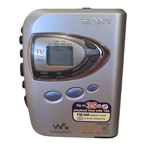 Sony Cassette Tape Walkman AM/FM Radio WM FX290 funktioniert - Bild 1 von 3