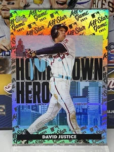 2025 TOPPS ALL-STAR GAME - David Justice #HH-11 - Homegrown Heroes - Braves - Picture 1 of 3