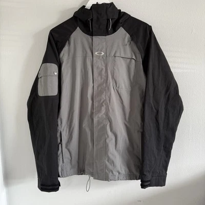 VTG Fall 2007 Oakley Jacket Y2K 2000's Gorpcore Techwear Hiking Small Grey/Black - Image 1 of 4