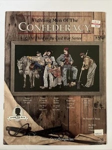 Fighting Men of the Confederacy Civil War Cross Stitch Patterns Jeanette Crews - Picture 1 of 5