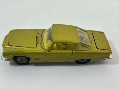 Vintage 1963 Corgi Toys Ghia L6.4 w/ Chrysler V8 Engine #241 Gold  MINTY* VHTF - Image 1 of 4