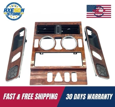 97-04 JUEGO DE MOLDURAS DE MADERA VENTILACIÓN PANEL PUERTA TABLERO CENTRAL MERCEDES R170 Slk230 Slk320 Foto 1 de 4