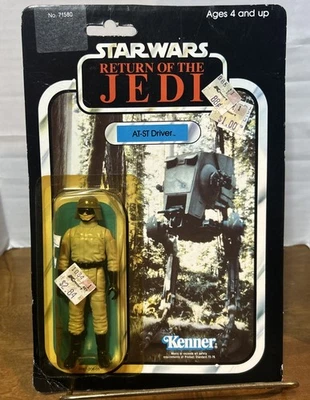 De colección Star Wars 1983 Kenner At-St Driver - El Retorno del Jedi 77 Atrás Nuevo Hk Foto 1 de 4
