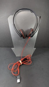 Plantronics Blackwire Headphones USB Over-Ear Stereo Headset w/ Microphone - Zdjęcie 1 z 8