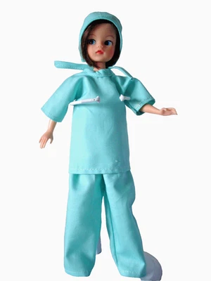 Sewing Kit  to make Scrubs medical outfit for Vintage Sindy or Barbie doll - Image 1 of 4