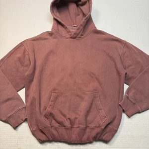 ABERCROMBIE & FITCH Soft A&F Fleece Oversized Hoodie In Rust Size: XS - Picture 1 of 7