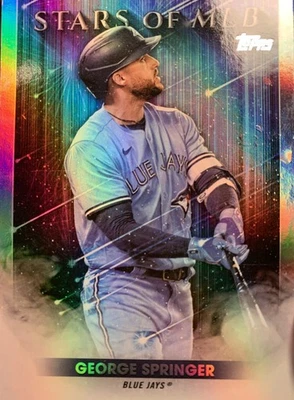 George Springer 2022 Topps Series Two Stars Of MLB - Toronto Blue Jays - Image 1 of 2