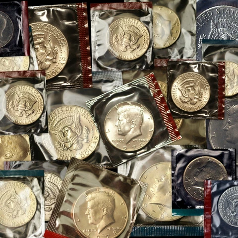 1970 1971 1972 1973 1974 1976 1977 1978 1979 P+D Kennedy Mint Set of 17 ~ No S Cover