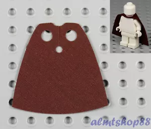 Reddish Brown Cloth Cape For LEGO Minifigures - Fabric Robe Cloak Obi-Wan Jedi - Picture 1 of 1