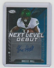 Breece Hall Iowa State Signed 2022 Sage Next Level Debut Autograph Sp Rc Auto