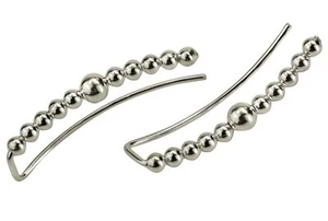 SILBERMOOS Damen Earcuffs Ear Cuff Ohr Klemme Ohrringe Clip 925 Sterling Silber - Bild 1 von 5
